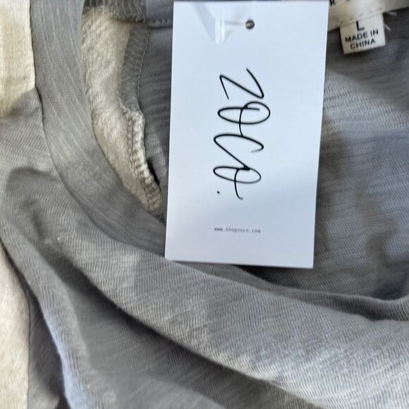 Promesa Grey/Cream Bodysuit NWOT Sz L - Picture 10 of 10